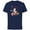 Navy, variant on Disney Princess Snow White and Animal Friends Sweet-Natured - Short Sleeve Cotton T-Shirt for Adults - Customized-Black