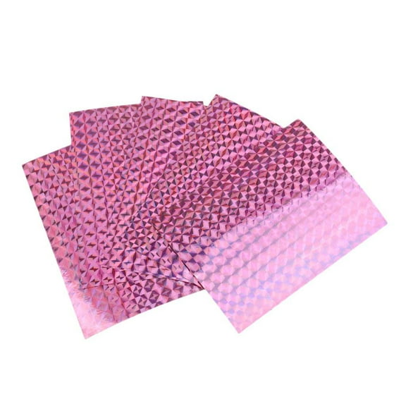 5pcs Reflective Tape DIY Adhesive Tape Waterproof Tape for Tying Flies, s s Making - Pink, as described