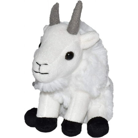 Wild Republic Mountain Goat Plush, Stuffed Animal, Plush Toy, Kid Gifts, Pocketkins 5"