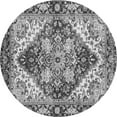 thumbnail image 1 of Ahgly Company Indoor Round Persian Gray Traditional Area Rugs, 3' Round, 1 of 4
