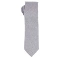 thumbnail image 1 of bar III Mens Beach Solid Self-tied Necktie, Grey, One Size, 1 of 1