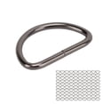 thumbnail image 2 of 100 Uds anillos D Collar de perro anillos de Metal D para correas de pecho de perro accesorios de maletas para mascotas, 2 of 8