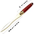 thumbnail image 3 of 2 uds. Cuchillo con letras de palisandro, cuchillo con letras divididas de madera, cuchillo con letras abiertas, 3 of 5