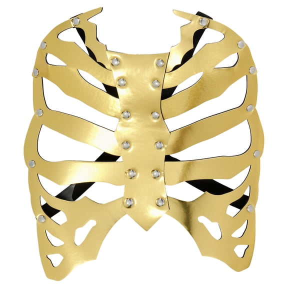 Skeleton Harness Costume Accessory for Adults, Gold, Halloween by Way To Celebrate