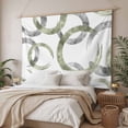 thumbnail image 3 of Sage Green Grey Tapestry for Bedroom Wall Hanging Tapestry, Geometric Circle Modern Abstract Simple Art Ceiling Backdrop Tapestries Poster Blanket Wall Decor for Teens Room Living Room Dorm 59" x 79", 3 of 8