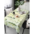 thumbnail image 2 of Sage Green Leaves Rectangle Tablecloth, Summer Botanical Farmhouse Leaf Waterproof & StainResistant Tablecloth, Washable Oil-proof Table Cover for Dining/Party/Wedding/Camping/Buffet 54x108 In, 2 of 9
