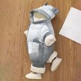 thumbnail image 5 of 6-12 Months Infant Baby Winter Hooded Snowsuits Romper Cute Jumpsuits Outfits Warm Onsie Outfits Infant Winter Clothes, 5 of 8
