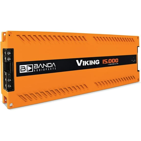 Banda BD800.42OHMORANG 800W 4 Channel 2 Ohms Bass Car Amplifier, Orange