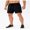 Black, variant on Men Runing Shorts for S-2XL Summer Beach Lightweight Loose for Sweat Shorts with Pockets