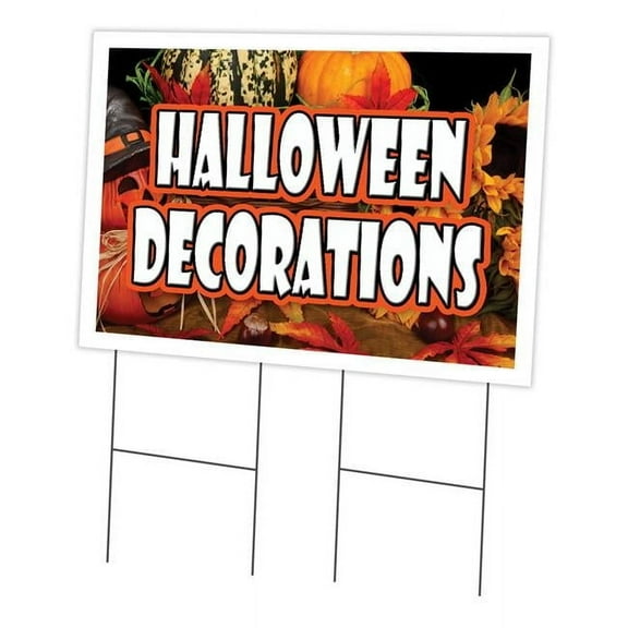 24 x 36 in. Halloween Decoration Yard Sign & Stake