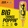 thumbnail image 4 of C4 Performance Energy Drink, Hawaiian Pineapple Popsicle Flavor, Zero Sugar, Carbonated, 16 oz can (12 Pack), 4 of 8