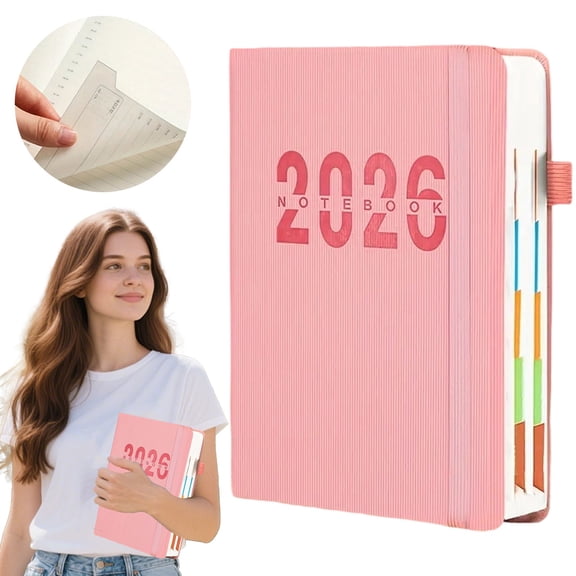 GBAYXJ 2026 Schedule Plan Book – One Page Daily Planner Time Management Organizer With Priority Tasks Clean Design For Work Home Or Study