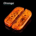 thumbnail image 3 of 2Pcs DIY Housing Shell Orange Transparent Controller Cover Replacement Housing Shell for Joy-Con, 3 of 3