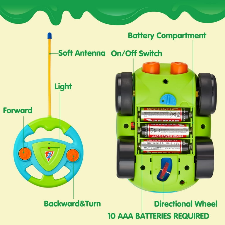 Joyfy Remote Control Car for Kids, Cartoon Race Car Toy for Boys