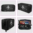 thumbnail image 3 of MUOOUM Pencil Case, Plane Dashed Path Lines Airplane Sky Large Capacity Pencil Pouch Stationery Pen Bag, 3 of 7