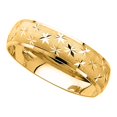 thumbnail image 1 of Precious Stars 14K Yellow Gold 6-mm Men's Wedding Band, 1 of 2