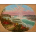 thumbnail image 3 of Cornelius David Krieghoff 14x12 Black Modern Framed Museum Art Print Titled - The Artist at Niagara (1858), 3 of 5