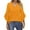 Orange, variant on Yubnlvae Black Blouses for Women Casual 3/4 Length Sleeve Womens Tops V Neck Tshirts Shirts with Flared Sleeve, L