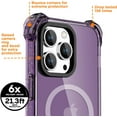 thumbnail image 4 of Entronix Magnetic Phone Case Designed For iPhone 14 Pro Max Durable Slim Fit Shockproof Bumper Cover, Purple, 4 of 5