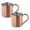 Bronze 2PCS, variant on CY5O5ee 1PCS 410ML Copper Mugs Handmade Wide Mouth Mug Cup with Comfortable Handle Straight Smooth Finish for Coffee Tea Camping Outdoor Use