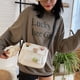 thumbnail image 4 of Bolso bandolera de lona con imperdibles y colgantes, bolso de hombro casual para mujer, mochila para estudianteestilo:estilo1;, 4 of 5