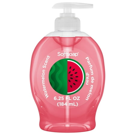 Softsoap Limited Edition Liquid Hand Soap, Watermelon Scent, 6.25 Fl Oz Pump Bottle