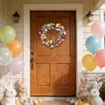 thumbnail image 6 of Beforeyayn Easter Egg Wreath Decoration, Artificial Ring with Hanging Colorful Eggs, Party Scene Door Hanging for Spring, Indoor, Wall and Table Centerpiece, 6 of 6