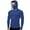 Blue, variant on Taqqpue Unisex Sun Protection Hoodie Shirt Casual Solid Color UPF 50+ Long Sleeve UV SPF T-Shirts Ice Silk Sunscreen Cool Sun Protection Tops with Face Mask for Women Men