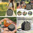 thumbnail image 5 of Bulopur Duck Camo Brown Bow Kids Backpack Set 5 Pcs Rugged Outdoor Book Bag with Lunch Bag, Pencil Case, Water Bottle Cover and Wrist Strap for Girls Ages 6 to 12, 5 of 8
