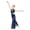 Navy Blue, variant on Kids Girls Gymnastics Leotards Sequin Bodice Mesh Split Cutout Lyrical Dance Jumpsuit Light Green 6