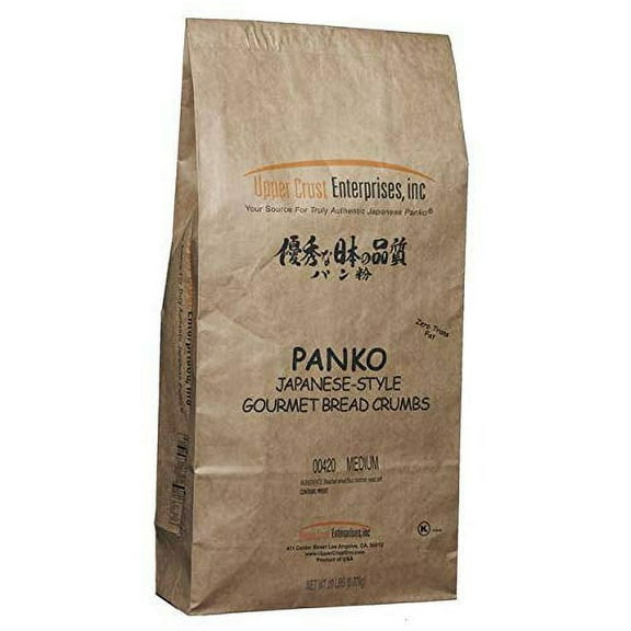 Upper Crust Enterprises Medium Granulation Panko Breadcrumb, 20 Pound -- 1 each.