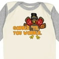 thumbnail image 4 of Inktastic Gobble Til' You Wobble Boys or Girls Long Sleeve Baby Bodysuit, 4 of 5