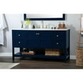 thumbnail image 2 of Elegant Decor Theo 60" Zinc Alloy MDF Single Bathroom Vanity in Blue, 2 of 8