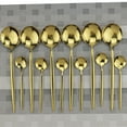 thumbnail image 3 of Ensemble de Couverts en Acier Inoxydable Doré de 24 Pcs, 3 of 7