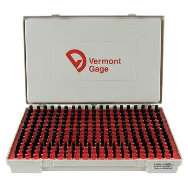VERMONT GAGE Plug Gage Set,Minus,5.009.98mm,Black 902200300 Walmart