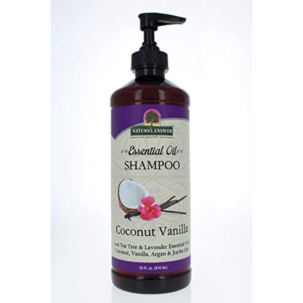 Nature's Answer Essential Oil Shampoo, Coconut Vanilla, 16Ounce