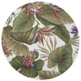 thumbnail image 1 of HomeRoots 349896 7 ft. 6 in. Round Wool Ivory Area Rug, 1 of 1