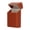 Coffee, variant on LAZIOEGR Premium PU Leather Cigarette Case for Men, Compact Travel Home Storage Box Container Organizer Holds 20 Pieces, 3.94 inches / 10 cm Length, Black