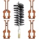 thumbnail image 3 of SkorstenssopborsteHedgehogSkorstenssopningTrådborsteSpisRörborsteInvändigochexteriörRengöring50MmLängd110Mm, 3 of 5