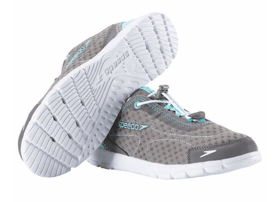 Speedo Women's Hybrid Watercross Water Shoe, Light Grey 