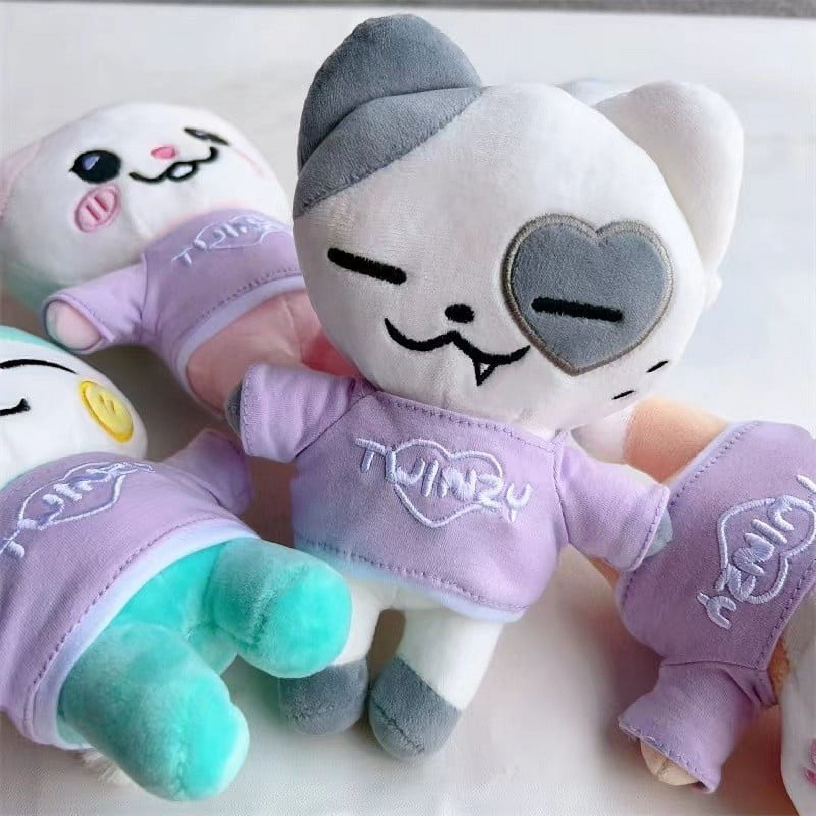 Super Soft ITZY Idol Twinzy Plush Doll in Purple Clothes