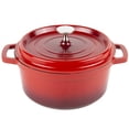 thumbnail image 1 of Heiss® Energy-Efficient Cast Aluminum Dutch Oven, 24 Ounce, Round, Red, 1 of 3