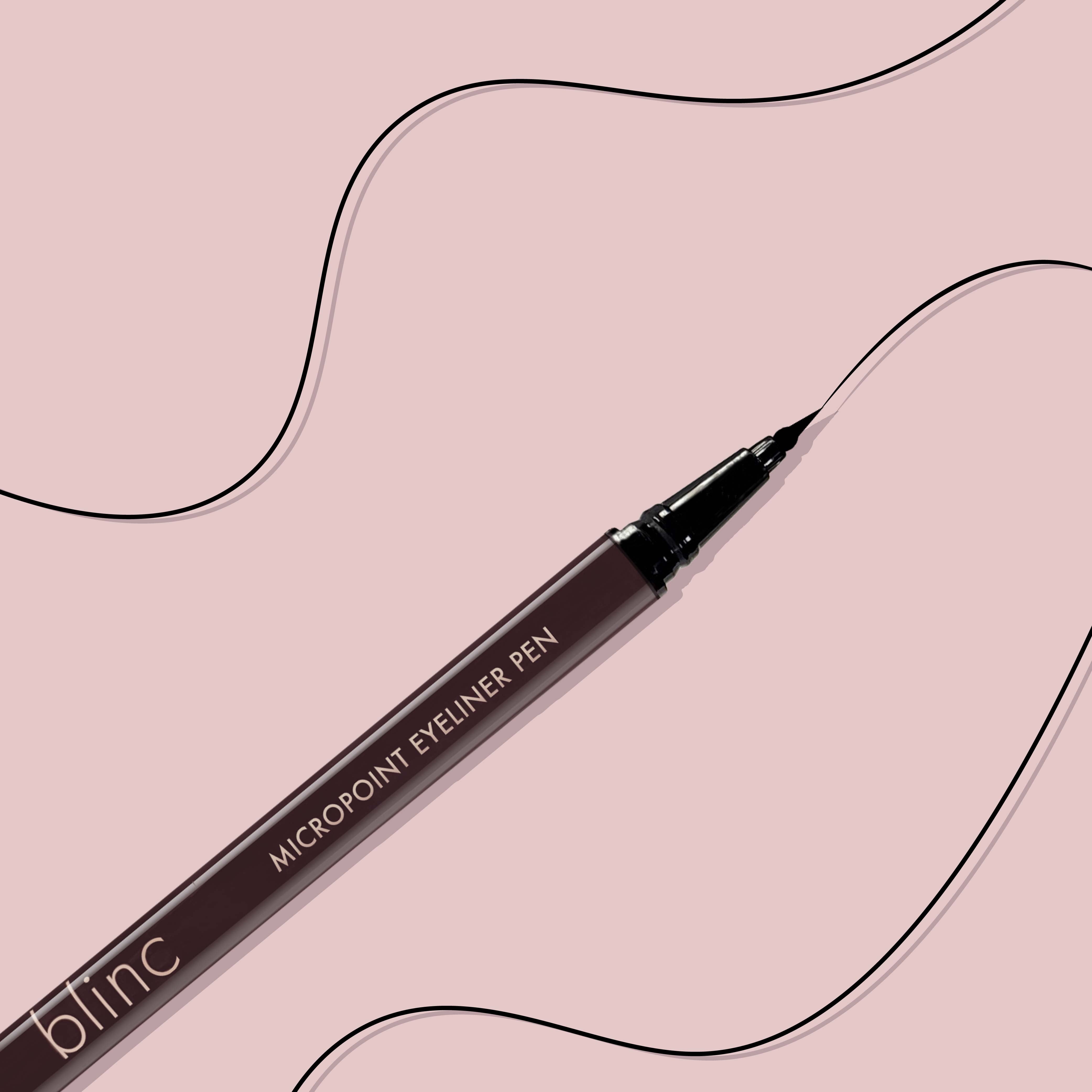 Blinc Micropoint Eyeliner Pen | Ultra-precise Felt Tip | No-Skip, Ultra-Longwearing, Highly-Pigmented, Waterproof Eye Liner  | Vegan, Gluten-Free and Cruelty-Free | 0.5mL / 0.017 Fl Oz.