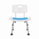 thumbnail image 3 of Cojín antideslizante para silla de baño, asiento auxiliar para bañera para personas mayores, silla de baño, taburete de ducha, cojín seguro para baño, cojín azul, uno sin silla., 3 of 5