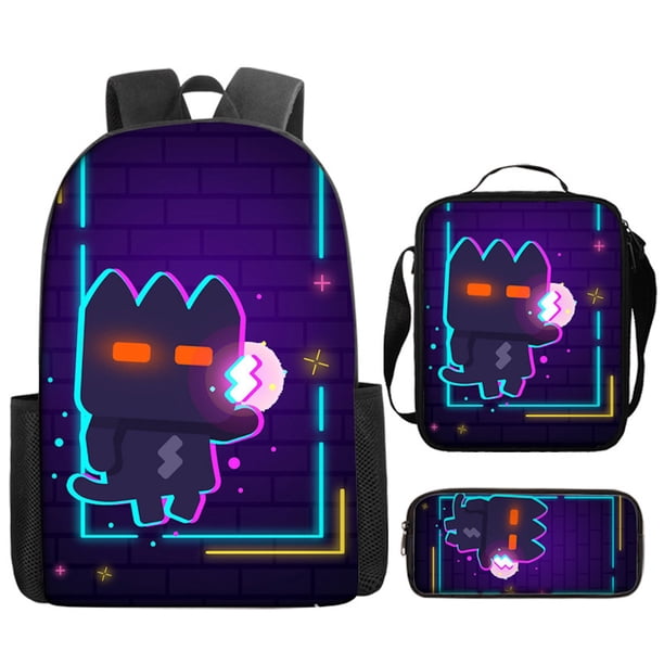Set de mochilas Super Phantom Anime de 3 piezas para mochila escolar infantil