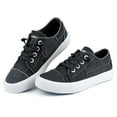 thumbnail image 4 of JENN ARDOR Women Low Top Canvas Sneakers Elastic Belt Walking Shoes, 4 of 6