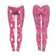 thumbnail image 4 of Pantalones deportivos de yoga para mujer, mallas push up de cadera, entrenamiento físico (rojo L), 4 of 8