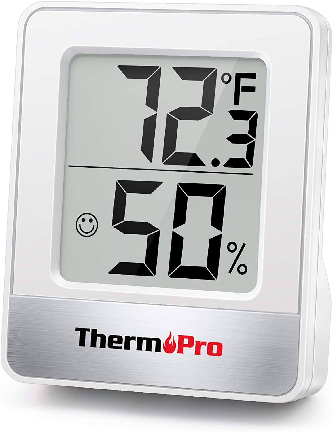 capetsma Aquarium Thermometer Digital Hygrometer for Reptile Terrarium Temperature and Humidity Monitor in Acrylic and G.