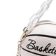 thumbnail image 2 of Bolso de mujer Salvador de baloncesto con cadena Beige, 2 of 2