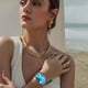 thumbnail image 5 of Reloj inteligente con pantalla curva, pulsera de aleación de aluminio de 0,1 pulgadas con identificación completa, para deportes al aire libre, monitoreo de ritmo cardíaco, resistente al agua IP67., 5 of 8